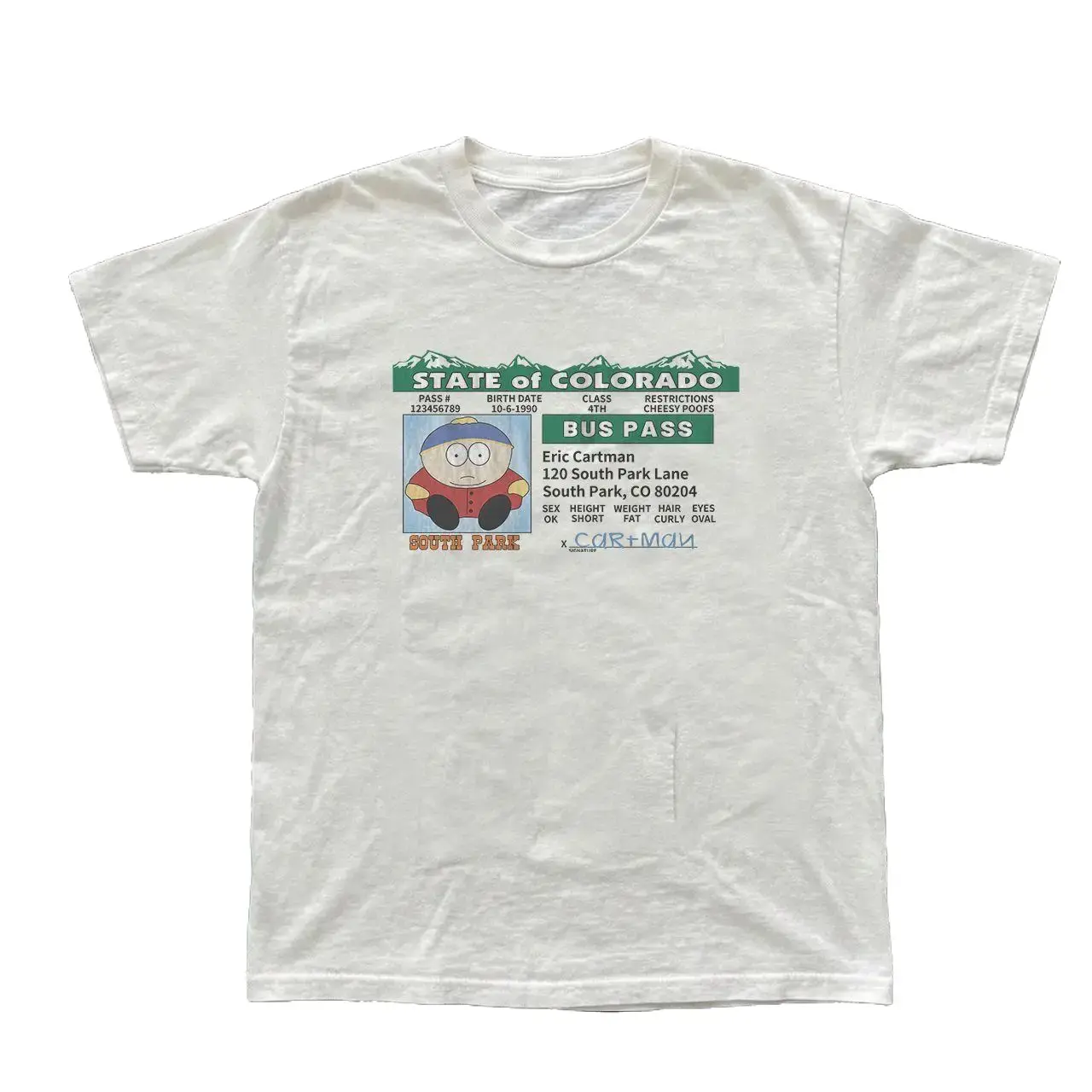 South Park Eric Graphic T-Shirt, Unisex Cotton Tee, Vintage Cartoon Shirt, Retro Y2K Comedy Graphic Tee, South Park Fan Gift
