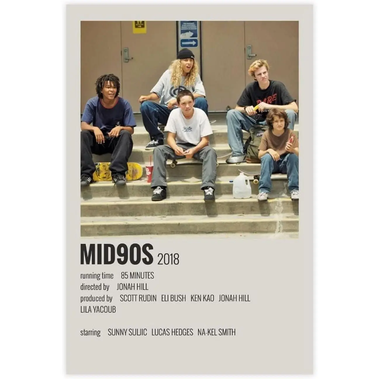 Movie Mid 90s Vintage Poster Canvas Poster Bedroom Decor Sports Landscape Office Room Decor Gift Unframe-style  12x18inch(30x45cm)