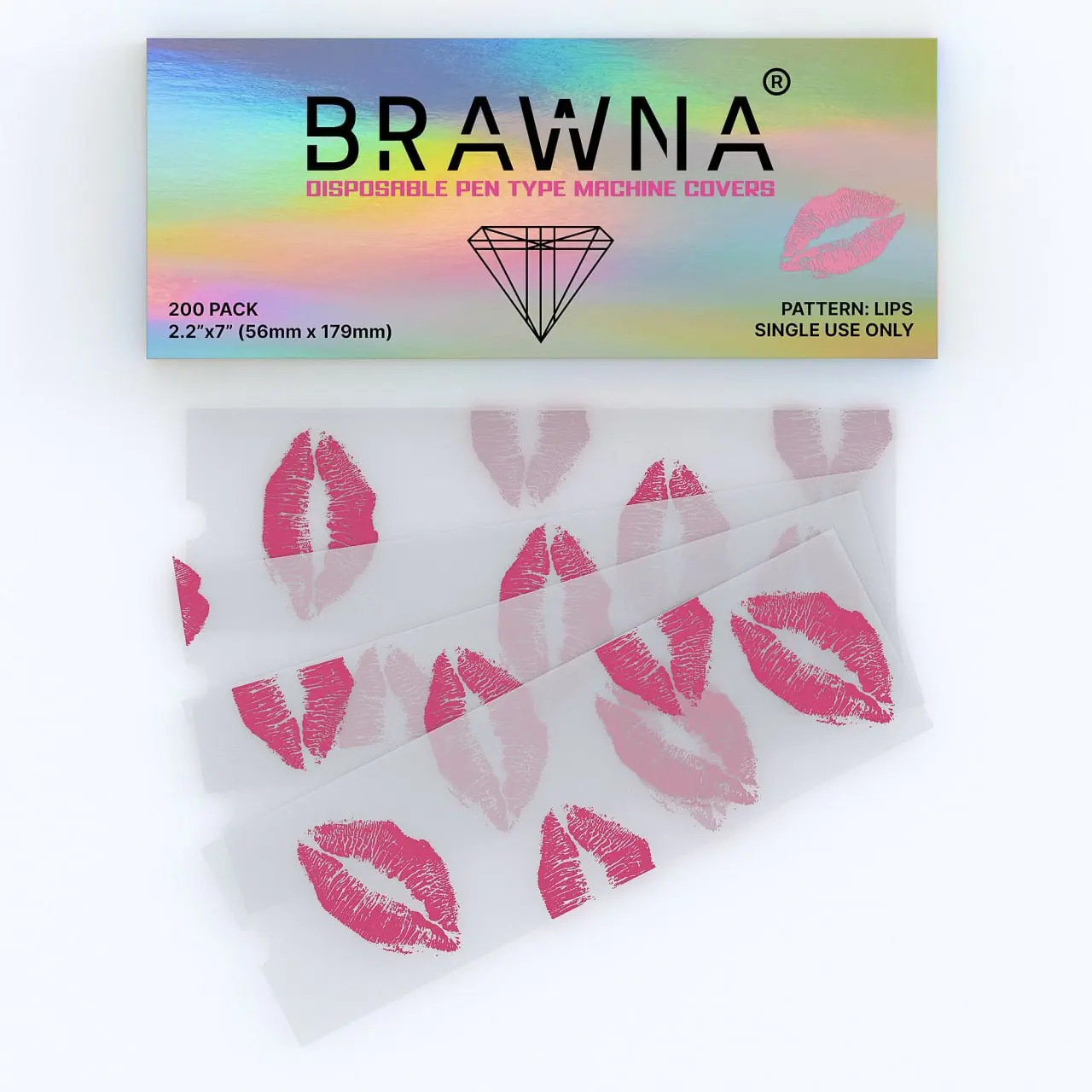 BRWANA Disposable PMU & Tattoo Pen Type Machine Covers - Assorted Disposable PMU