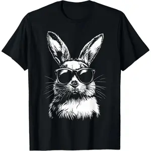 Rabbit Easter Bunny Sunglasses T-Shirt