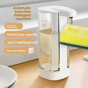New kitchen automatic sensor dispenser, dishwashing liquid dispenser, soap dispenser, detergent gel, hand sanitizer dispenser, desktop model