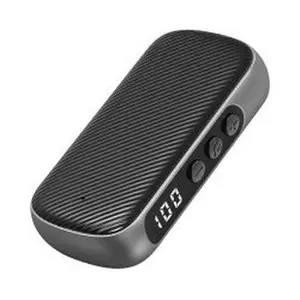 Kik_Bluetooth AUX Receiver Dual Connection Wireless Adapter for Music, Calls, Stereo Speaker with Mic GR11 for Universal Cell Phone, Device and More (Black)