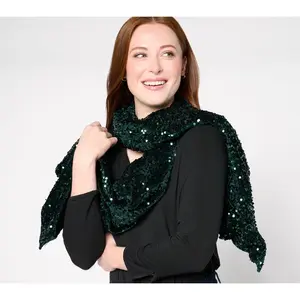 Joan Rivers Red Carpet Sequin Scarf