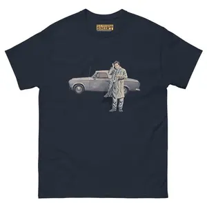 Vintage Detective Car T Shirt Retro 70s Mystery Graphic Tee Classic Crime TV Inspired Top Cult Film Buff Gift