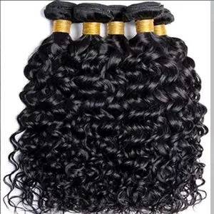 Water Wave Human HairBundles Bundles with Closure humanhair boho