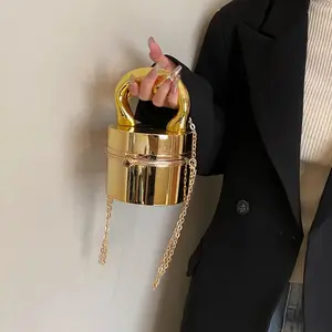 Mini Gold Box Handbag