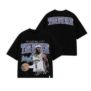 🏀⚡ Vintage Shai Gilgeous-Alexander 2 Graphic Tee For Thunder Nation, Oklahoma Basketball Fans Apparel, SGA Fans Basketball Streetwear Tee, Gift For Basketball Fan, Casual Summer Camiseta, Everyday Outfit, Game Day Outfit, Trendy Unisex Fan Merch