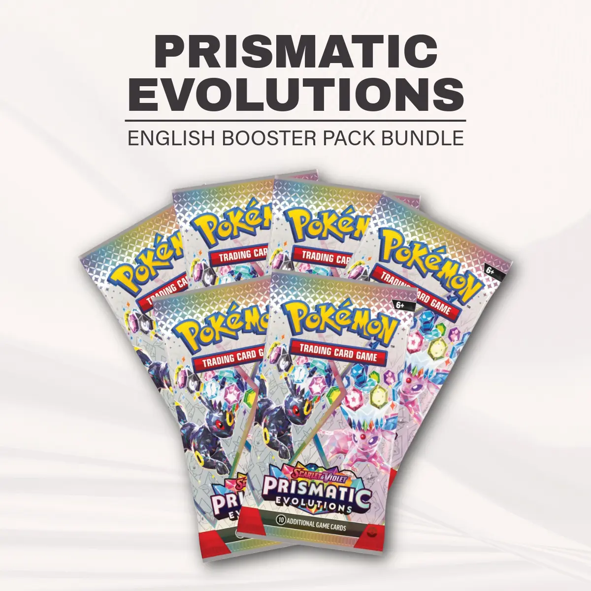 Prismatic Evolutions Booster Bundle(6x loose) (English) - TikTok Shop