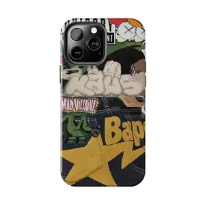 Urban Ape Streetwear Hypebeast Collage Case for iPhone 17-7 Pro Max Plus & Samsung Galaxy S25-S21 Ultra Plus - Madvillain Kaws Style Aesthetic Phone Cover unisex