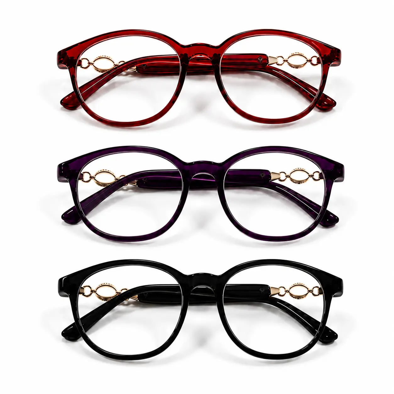 3-Pack Progressive Multifocal Reading Glasses for Women – HD Clear Vision Readers, Blue Light Blocking, Lightweight Stylish Frames for Daily Reading & Screen Use