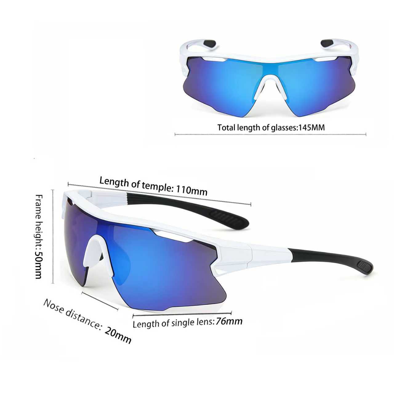 Stylish sporty sunglasses, unisex - trendy 2026 sunglasses, suitable for travel, parties, beaches, and other occasions.