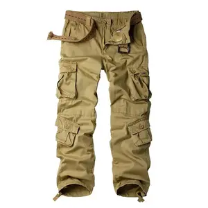 3D Pocket Cargo Pants for Men, Multi-Pocket, Loose Fit, Durable, Casual Pants, Outdoor Long Pants, Plus Size, Straight-Leg Sports Pants