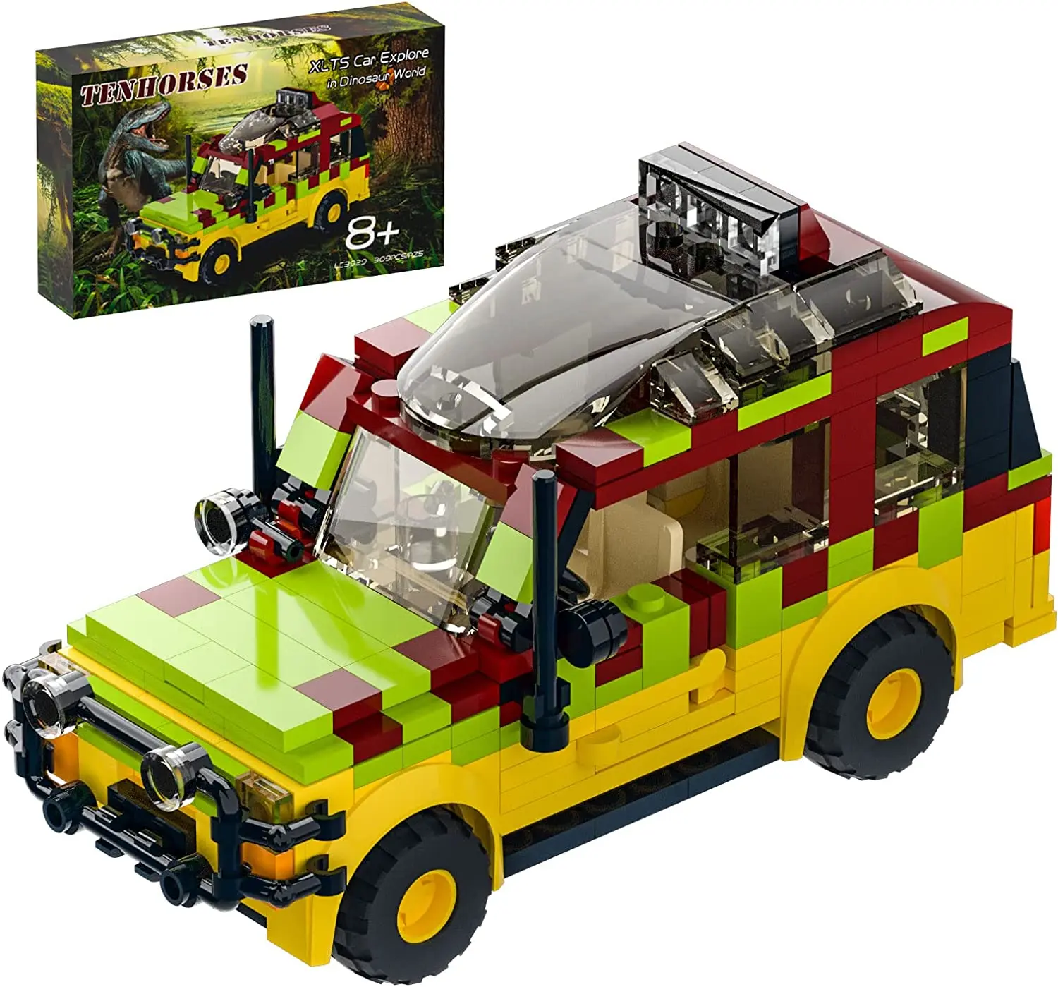 Free Gift, 309PCS Bear Building Blocks 【TikTokShopSpringGlowUp】(Movie-inspired)