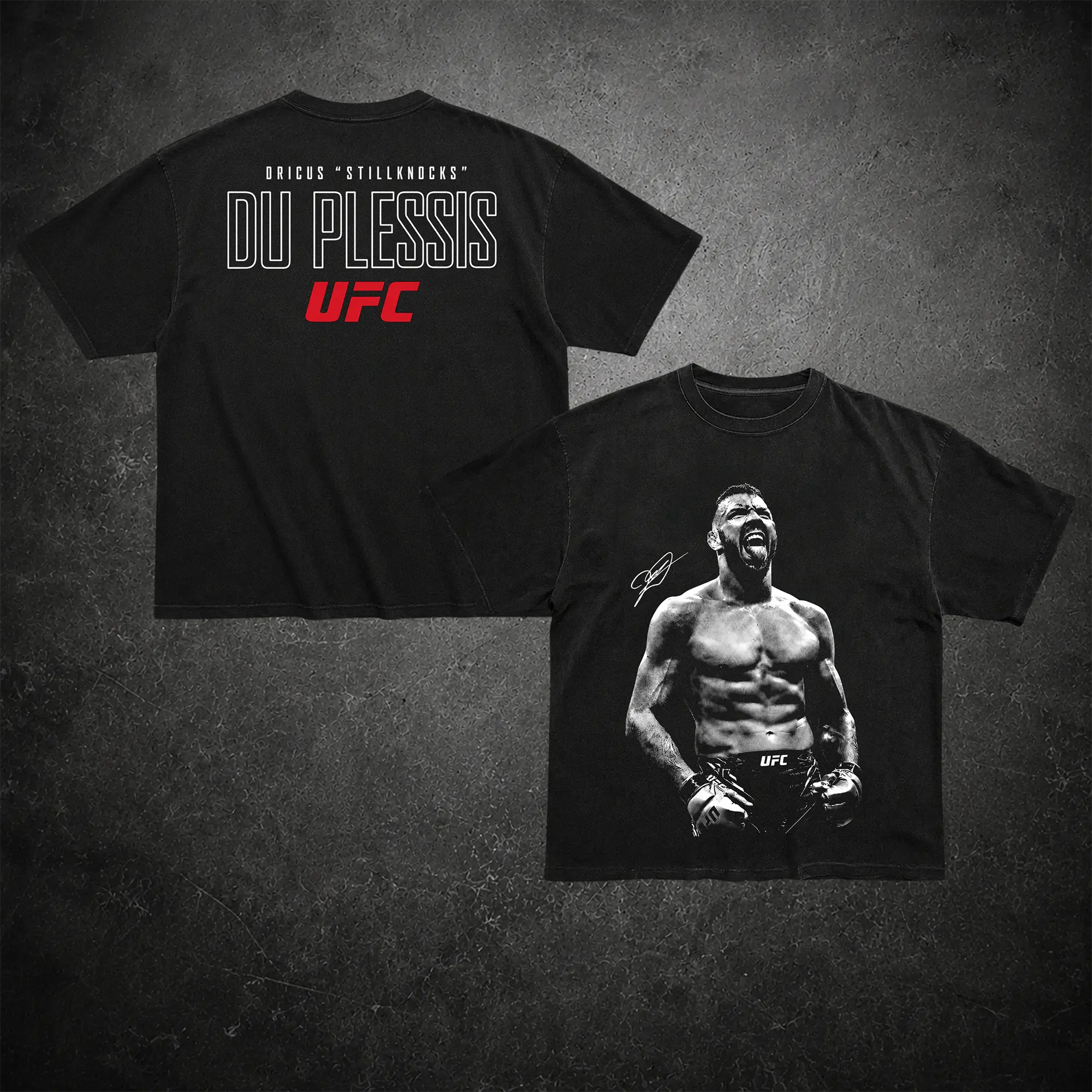 Dricus "STILLKNOCKS" Du Plessis UFC T-Shirt, UFC Legends Collection Tee, UFC Graphic Tee, UFC MMA Shirt, Gift for Fighters, Sports Apparel Cotton Tee, UFC Merch's Fan