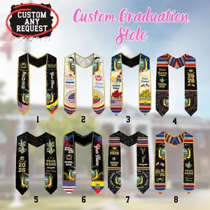 Personalized Ecuadorians American Graduation Sash 2026, Class Of 2026 Sash, Ecuador Graduation Sash, Ecuador Flag Stoles