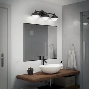 Boden LED mid-century bathroom vanity light 5 CCT Boden LED mid-century bathroom vanity light 5 CCT