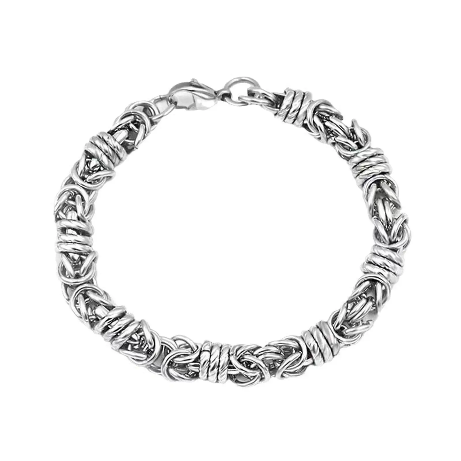 springtok Titanium steel bracelet braided pattern style bracelet multiple sizes men's daily wear gift