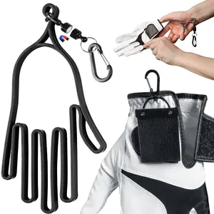 Golf Glove Care & Storage Set, Universal Magnetic Hook Stand/dryer, 360° Rotating Quick-Release Clip Hanger, Men & Women Golfers' Complete Maintenance Kit, Golf Accessories