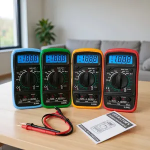 Multimeter for DIY Projects, Measure Voltage, Current, and Resistance, Essential Tool for Fixing Any Issue, Easy to Use, Perfect for Beginners
