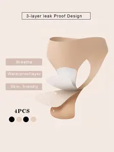 HOTCOM Multi-Pack Period  Cameltoe for Women G-String,Seamless Design, Basic Fit, MachineWashable, Comfortable Underwear -Womenswear Everyday Underwear Clothes High Stretch Panties for Gym Women's Seamless T-Back  Girl soft  Concealing