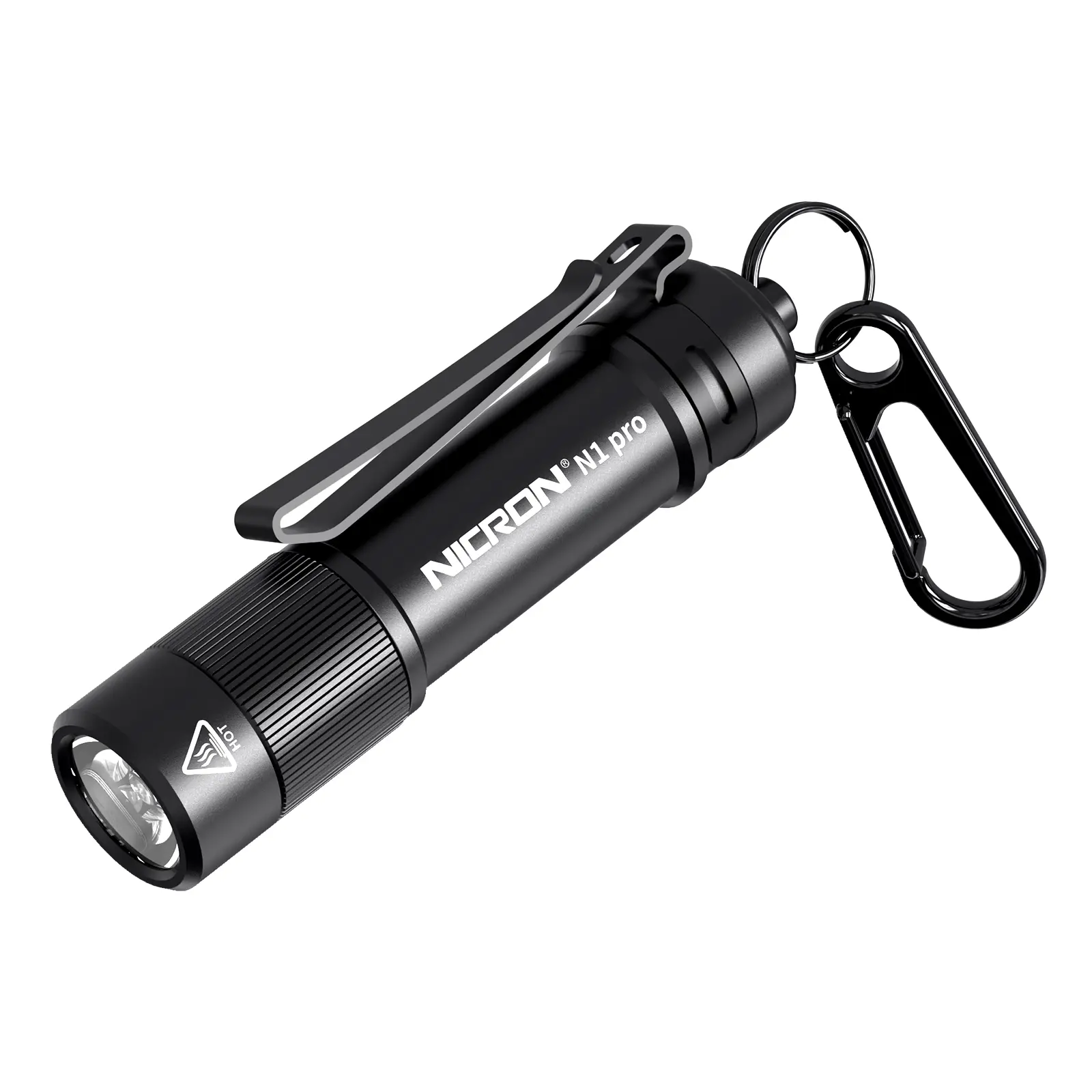 Summervibe NICRON N1pro EDC Flashlight, 1000 Lumens Rechargeable Flashlights, 6 Modes AA Pocket Flashlight Mini Size with Keychain for Camping, Home, and Emergencies