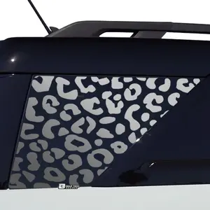 Precut Leopard Cheetah Rear Side Quarter Window Decal Fits Ford Bronco Sport 2021-2026