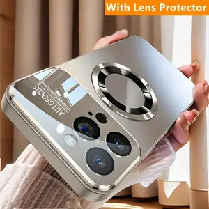 Luxury Ultra-thin Phone Case with Strong Magnetic Attraction For iPhone 11/12/13/14/15/16 Pro Max Plus, Anti-Fall Protection, Shockproof, Camera Lens Protection