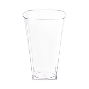 Clear Square Plastic Cups (10 oz. )