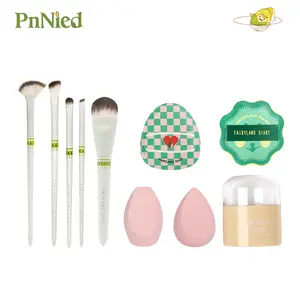 PnNied Basic Makeup Tools Full Kit - Corn Powder Puff, Setting Powder Puff, Cosmetic Brushes, Soft Dry And Wet Makeup Puff, Christmas Gift Gift
