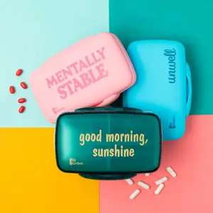 Pill Burden’s Premium Pill Organizer - Cute & Convenient for Travel or Home Medication Management organizers large pill bottle