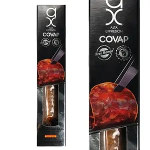COVAP Authentic Iberico De Bellota Dry Cured Loin AX 1.2 lbs Premium Spanish Craftsmanship Dry-Cured Meat for Culinary Enthusiasts Alta Expresion Free Range Natural Food Iberian Breed