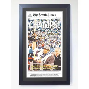 (Unframed-Print Only) 2014 Seattle Seahawks CHAMPS Super Bowl XLVIII Victory