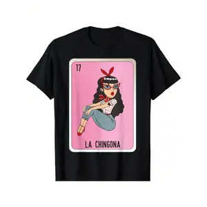 Ootd T Shirt La Chingona Mexican Slang Chicano Bingo Cards T-Shirt