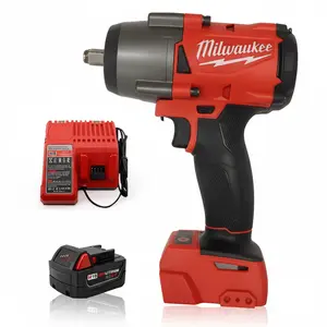 Milwaukee 1000N 1/2″ Drive Impact Wrench for Heavy Machinery Maintenance & Tire Service, Capable of Handling Stuck Bolts and Rusted Fasteners, Offering 1000N·m Breakaway Torque with Dual-Range Speeds (0-3200/4000/min)