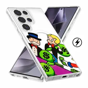 Mr. Monopoly Richie Rich Magnetic Phone cases Casing Applicable For SAMSUNG GALAXY NOTE S26 S25 S24 S23 S22 S21 10 20 A1234567890123456789 IPHONE 17 17E 16 16E 15 14 13 12 11 X XS PRO MAX PLUS AIR FE ULTRA EDGE Charging Shockproof Phone Cases