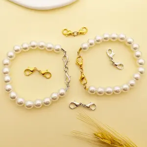 4pcs Double-headed Lobster Clasp For Necklace Bracelet Connector Clasp Zinc Alloy Lobster Clasp Connecting Buckle Creative Diy Jewelry Making Supplies, golden diy