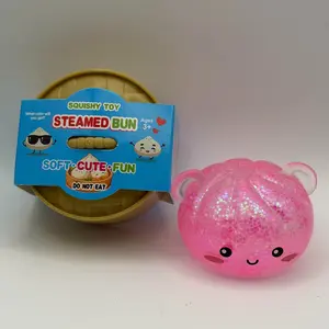 Mini Water Edition Series Mini Dumpling Squishy - 1 Piece, Soft TPR Material, Stress Relief Toy for Kids & Adults