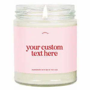 Custom Text On Candle, Custom Quote Gifts, Personalized Candle Gift, Custom Candle, Non-Toxic Candle, Personalized Home Decor, Personalized Gifts