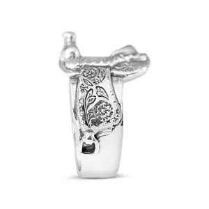 Western Horse Saddle Ring RETIRED