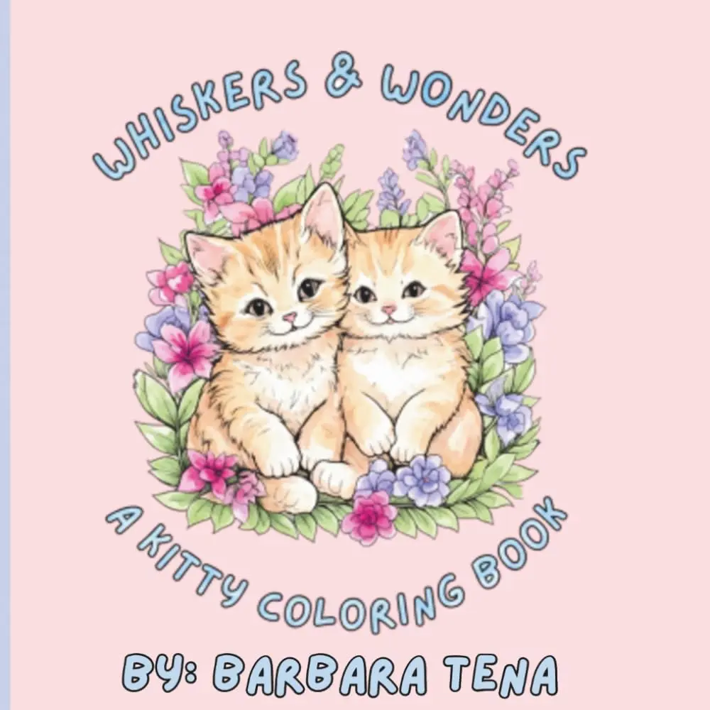 Whiskers & Wonders: A Kitty Coloring Book