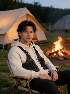 Men's Underarm Chest Harness Bag, Multi-Pocket Adjustable Anti-Theft EDC Pouch, Hands-Free Convenient Storage for Cycling, Hiking, Camping, Outdoor Activities & Daily Use