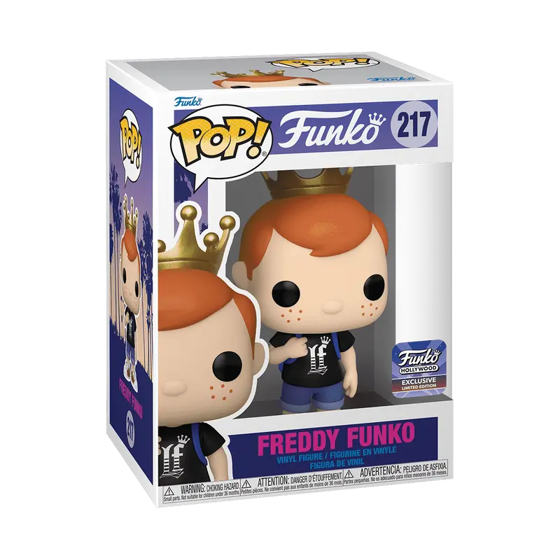 Funko Pop! Funko: LA Freddy Funko (LF Bag) (SE) (Hollywood) #217 Collectible Pop Vinyl Figure