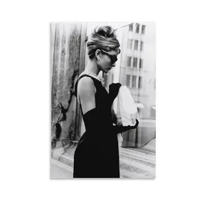 Audrey Hepburn - Breakfast at Tiffanys Classic Wall Art Poster Poster Print Painting Canvas Wall Art Home Decor Posters
