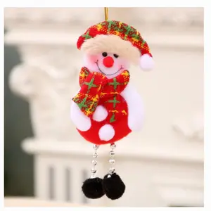 Beaded Legs Snowman Ornament