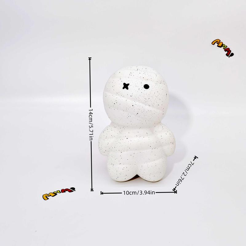 MHM Squishy Wind-Bread Buddy Stress Relief Toy - Sticky, Moist, Soft, Slow-Bouncing Foods Sensory Tool for Tactile Relaxation 9.65x6.89x4.13in