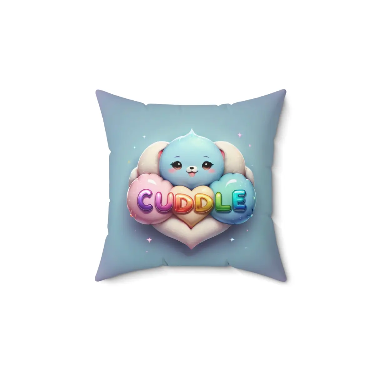 Rainbow Bliss Cuddle Pillow - Cozy Home Decor Accent