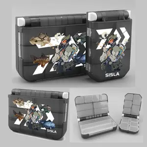 Waterproof Magnetic Foldable Bait Box, Portable Mini Fishing Gear Storage Case, Muslim Fishing Tool Box, Sisla and Dawai Joint Production
