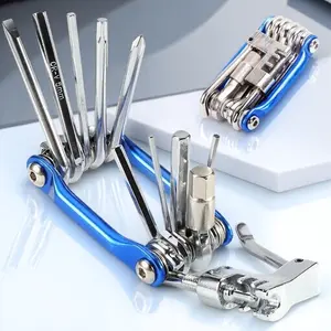 11-in-1 Portable Bike Repair Kit, Multifunctional Emergency Tool Set for Mountain Bikes, Essential Professional Cycling Tools for Riders