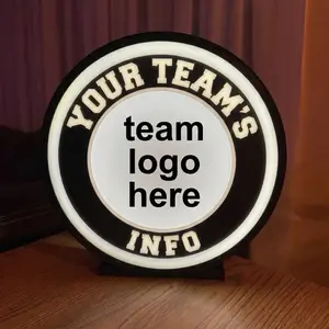 Live Sale Only Team Box with Your Team's Logo and Info Display