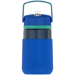 Thermos 12 oz. Kid's Tritan Hydration Bottle w/ Straw and Silicone Sleeve - Blue